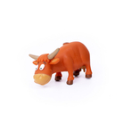 Figurina Vaca maro cu coarne, dimensiune 13 cm, DeAgostini, 2-3 ani +