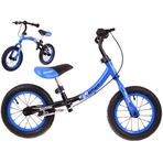 Bicicleta fara pedale cu cadru reversibil Boomerang WB-06, albastru