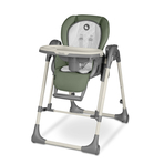 Lionelo - Scaun de masa si balansoar, 2 in 1, Laurice, Transformabil, Multifunctional, Inaltime si spatar reglabile, Cu melodii de leagan, 0 luni+, Conform cu standardele europene de securitate EN 14988, EN 16120, Verde