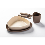 Set de masa Prima Pappa, eKoala, BIOplastic, Brown