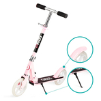 Trotineta freestyle, QKIDS, WEISS Light Pink, Ghidon reglabil pe 3 trepte, Amortizor Easy&Up, Platforma anti-derapanta, Pliabila, Aluminiu