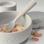 Set de hranire BWL I Minikoioi, 100% Premium Silicone – Powder Grey