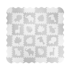 Covoras de joaca Puzzle 150x150 cm, Momi Zawi - Grey