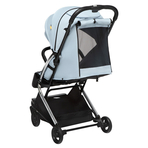 Carucior sport pliabil Skiddou Mikkeli Sky high, ultracompact pentru calatorii, Bleu