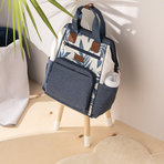 Rucsac multifunctional mamici Astrid, Skiddou, Denim, Bleumarin