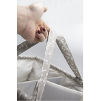 Geanta organizator pentru scutece si accesorii copii/bebelusi, BabyJem, 25x35 cm (Culoare: Gri)