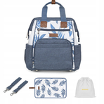 Rucsac multifunctional mamici Astrid, Skiddou, Denim, Bleumarin