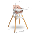 Scaun de masa multifunctional 4 in 1 Caretero BRAVO Bej