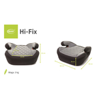 Inaltator 4Baby HI-FIX Isofix I-SIZE 125-150cm Grafit