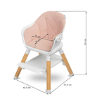 Scaun de masa multifunctional 4 in 1 Caretero BRAVO Bej