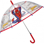 Umbrela Perletti Spiderman automata rezistenta la vant transparenta 45 cm
