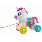 Baby Clementoni - Jucarie De Tras Unicorn Interactiv