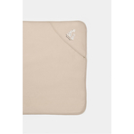 Paturica din bumbac organic Girafa, BabyCosy, Mink, 85X85 cm