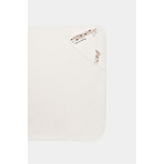 Paturica din bumbac organic Girafe, BabyCosy, Ecru, 85X85 cm
