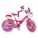 Bicicleta copii MITO LINDA, roti 20", Roz-Alb, 7-10 ani