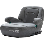 Inaltator auto, Cosmo I-Size, Cu isofix, Cu spatar inaltat si cotiere, Potrivit pentru copiii intre 125 si 150 cm sau intre 25 si 36 Kg, FreeON, Conform cu standardul european de securitate ECE R129, Gray