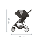 Carucior gemeni B-Agile Double Cosmos Black Britax