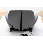 Inaltator auto, Cosmo I-Size, Cu isofix, Cu spatar inaltat si cotiere, Potrivit pentru copiii intre 125 si 150 cm sau intre 25 si 36 Kg, FreeON, Conform cu standardul european de securitate ECE R129, Gray