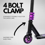 Trotineta de scheme freestyle - Scooter DELUXE Negru, 2 roti