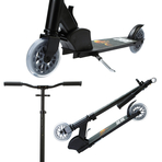 Trotineta fete cu 2 roti pliabila - Scooter Deluxe Black