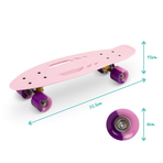 Skateboard copii, Qkids, Galaxy - Pink