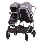 Carucior gemeni Chipolino Duo Smart 2 in 1 graphite