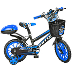 Bicicleta copii MITO BadKid, roti 15 , negru albastru, 4-6 ani