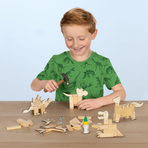 Set creativ - Dinozauri din lemn