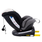 Scaun Auto Tweety Plus DELUXE BUF BOOF MandaraGrey cu Isofix rotativ 360 grade 0 36 kg