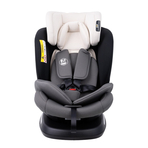 Scaun Auto Tweety Plus DELUXE BUF BOOF MandaraGrey cu Isofix rotativ 360 grade 0 36 kg