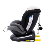 Scaun Auto Tweety Plus DELUXE BUF BOOF MandaraGrey cu Isofix rotativ 360 grade 0 36 kg