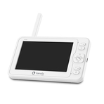 Lionelo - Video monitor Babyline 6.2, Conexiune Wi-Fi, Pana la 8h de functionare, Comunicare bidirectionala, Senzor de temperatura, Alb