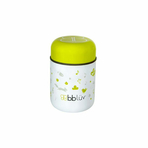 Termos pentru alimente solide, Food, Cu lingurita inclusa, 300 ml, BPA Free, Bbluv, Lime