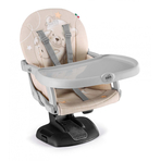 Scaun de Masa CAM Seat Idea, Inaltime Ajustabila, Varsta 6-36 luni, Pliabil, Centura de Siguranta in 5 Puncte, Bej
