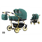 Carucior pentru gemeni Mikado GOLDSTAR 2 in 1 GS-09