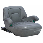 Inaltator auto, Cosmo Plus I-Size, Cu isofix, Cu spatar inaltat si cotiere, Potrivit pentru copiii intre 125 si 150 cm sau intre 25 si 36 Kg, FreeON, Conform cu standardul european de securitate ECE R129, Gray