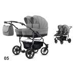 Carucior pentru gemeni Mikado GOLDSTAR 2 in 1 GS-05