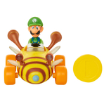 Nintendo Mario - Masinuta cu figurina inclusa, Luigi