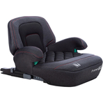 Inaltator auto, Cosmo Plus I-Size, Cu isofix, Cu spatar inaltat si cotiere, Potrivit pentru copiii intre 125 si 150 cm sau intre 25 si 36 Kg, FreeON, Conform cu standardul european de securitate ECE R129, Black