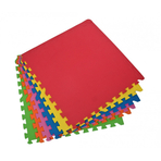 Covor puzzle 6 piese 60x60 cm, 12 mm, multicolor