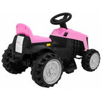 Tractor electric cu remorca, roz