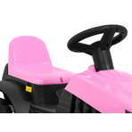 Tractor electric cu remorca, roz