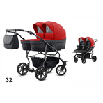 Carucior pentru gemeni Mikado TWIN 2023 T-32 2 in 1