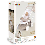 Carucior sport pentru papusi Smoby Baby Nurse Poussette crem