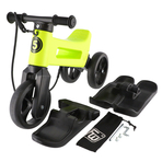 Bicicleta fara pedale Funny Wheels Rider SuperSport YETTI 3 in 1 Lime/Black