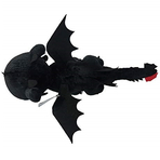 Jucarie din plus Toothless negru, Dragons, 40 cm