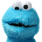 Jucarie din plus Cookie Monster, Sesame Street, 38 cm