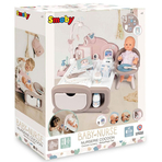 Centru de ingrijire pentru papusi Smoby Baby Nurse Cocoon Nursery crem cu papusa si accesorii