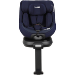 Scaun auto pentru copii, Lotus, Nastere - 125 Cm, Rotire 360° grade, Tehnologie Isofix I-Size, Spatar reglabil, Conform cu standardul european de securitate ECE R129, FreeON, Blue