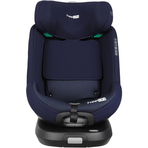 Scaun auto pentru copii, Lotus, Nastere - 125 Cm, Rotire 360° grade, Tehnologie Isofix I-Size, Spatar reglabil, Conform cu standardul european de securitate ECE R129, FreeON, Blue